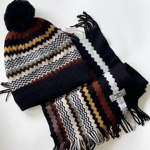 MISSONI for target hat and scarf set. NWOT